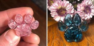 Empresa transforma cinzas de animais de estimação em adoráveis “patas” de vidro Empresa transforma cinzas de animais de estimação em adoráveis “patas” de vidro