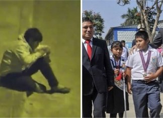 Garoto que estudava sob o poste de luz finalmente terá uma casa digna para morar.