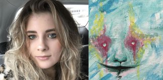 Mulher é diagnosticada com esquizofrenia e agora faz desenhos mostrando como são suas alucinações