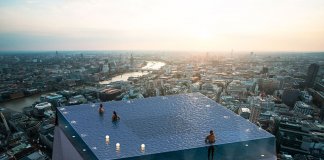 Incrível! Empresa projeta piscina em cima de arranha-céu, a 200 metros acima do horizonte