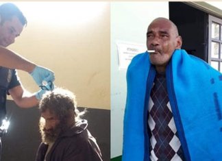 Guardas municipais oferecem dia de ‘príncipe’ a morador de rua e ele fica irreconhecível