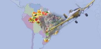 Lançado na Europa mapa do envenenamento de alimentos no Brasil Lançado na Europa mapa do envenenamento de alimentos no Brasil