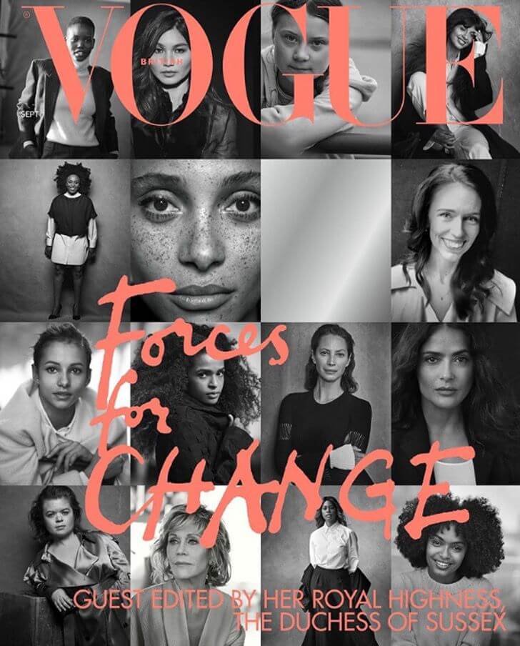 contioutra.com - Meghan Markle irá co-editar a Vogue Setembro em especial sobre mulheres notáveis e corajosas