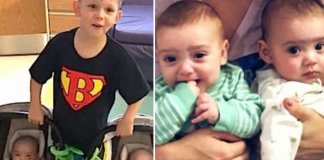 Lição de amor: Bebês gêmeos são salvos pelo irmão de 4 anos Lição de amor: Bebês gêmeos são salvos pelo irmão de 4 anos