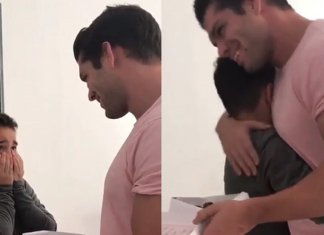 Menino tem a reação mais fofa ao ser convidado para ser padrinho da futura sobrinha: vídeo