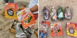 Eles encontraram sacolas plásticas dos anos 90 limpando uma praia no México. Elas ainda não chegaram perto de degradar
