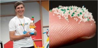 Jovem vence prêmio de ciência mundial por remover microplásticos da água Jovem vence prêmio de ciência mundial por remover microplásticos da água