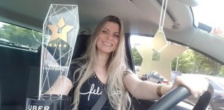 Elas dirigem bem sim! – Melhor motorista do Uber no Brasil é uma mulher Elas dirigem bem sim! – Melhor motorista do Uber no Brasil é uma mulher