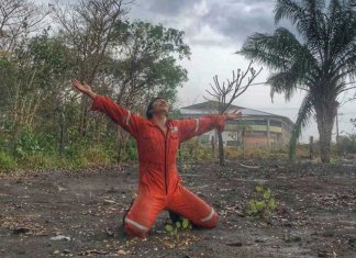 Chuva torrencial surpreende voluntários de incêndio na Amazônia boliviana