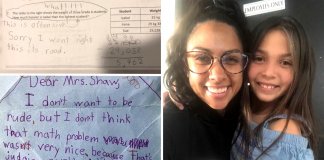 Aluna recusa responder questão de matemática que comparava peso de duas garotas.