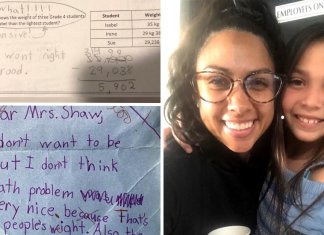 Aluna recusa responder questão de matemática que comparava peso de duas garotas.