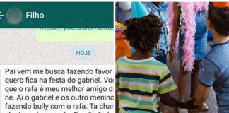 Garotinho defende amigo negro de bullying em festinha e atitude viraliza
