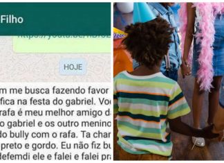 Garotinho defende amigo negro de bullying em festinha e atitude viraliza