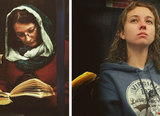 Fotógrafo transforma fotos de pessoas no metrô em pinturas do século 16