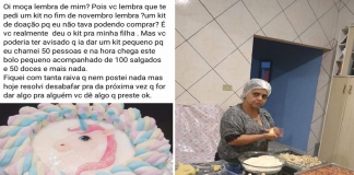 Confeiteira que foi humilhada por doar “bolo pequeno demais” recebe apoio e carinho na internet
