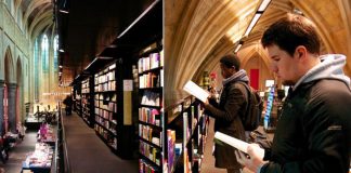 Na Holanda, onde 44% são ateus, igrejas são transformadas em livrarias, cafés e casas de show