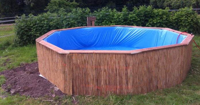 Arquiteto alemão faz piscina gastando apenas 300 reais, e você também pode fazer a sua!