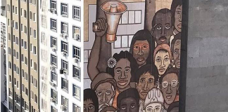 Artista usa lama de Brumadinho como tinta em painel inspirado em Tarsila do Amaral Artista usa lama de Brumadinho como tinta em painel inspirado em Tarsila do Amaral