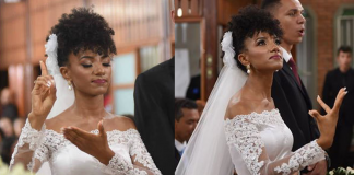 Noiva traduz seu casamento em Libras para celebrar junto de amigos surdos