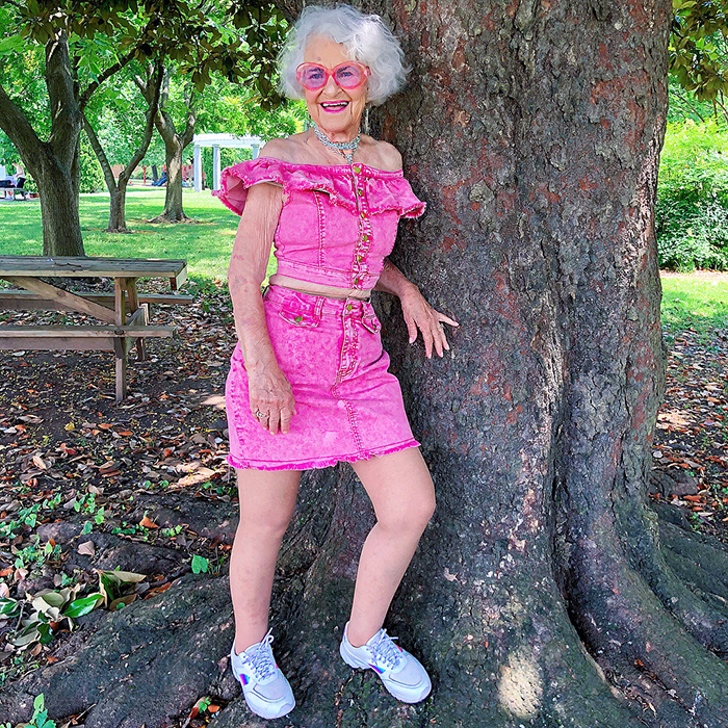 contioutra.com - Conheça a mulher de 92 anos que prova a todos que nunca é tarde para ter estilo