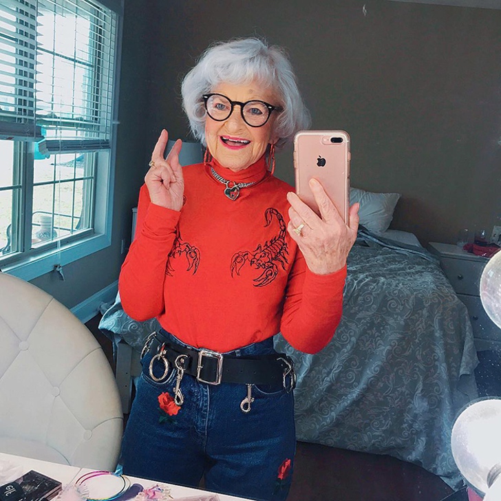contioutra.com - Conheça a mulher de 92 anos que prova a todos que nunca é tarde para ter estilo