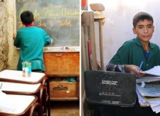 Menino de 12 anos monta escola em seu quintal para oferecer estudo a crianças carentes do seu bairro