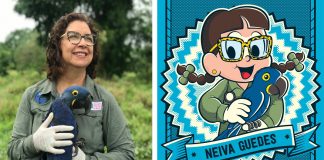 Bióloga brasileira recebe homenagem e vira personagem da Turma da Mônica