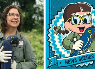 Bióloga brasileira recebe homenagem e vira personagem da Turma da Mônica