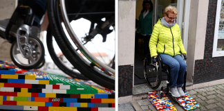 Vovó cadeirante constrói rampas de Lego para combater a falta de acessibilidade