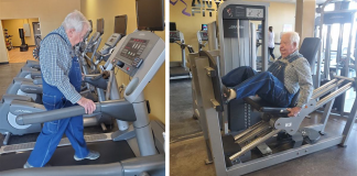 Com 91anos ele se tornou exemplo para todos os que frequentam a academia!