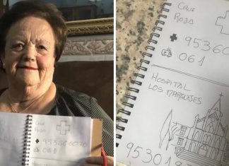 Há 20 anos, ele desenha uma lista telefônica para sua avó que não sabe ler nem escrever.