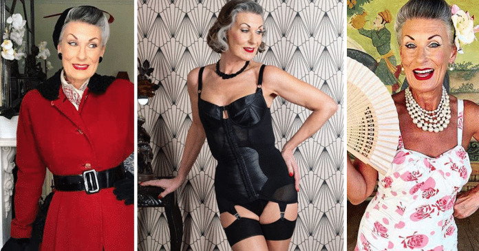 Aos 50, ela decidiu que não seria uma mãe comum e hoje é modelo com 62 anos.