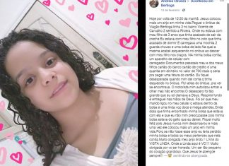 Menina devolve bolsa de faxineira e agradecimento comove a web