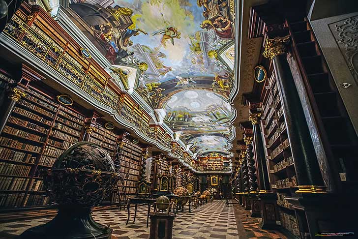 contioutra.com - Clementinum: conheça a biblioteca mais bonita do mundo!