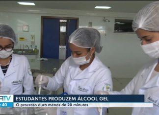 Alunos do curso de Farmácia produzem álcool gel para distribuição gratuita