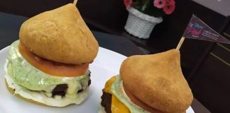 Lanchonete cria hambúrguer de coxinha e iguaria causa furor nas redes sociais Lanchonete cria hambúrguer de coxinha e iguaria causa furor nas redes sociais