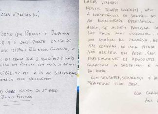 Jovens se oferecem para ajudar idosos nas compras e os protegem contra coronavírus