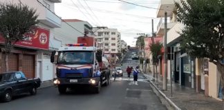Socorro (SP) desinfeta ruas da cidade com cal e água para frear contágio de coronavírus