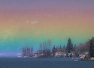 Fotógrafa americana captura ‘arco-íris horizontal’, também conhecido como arco-íris de fogo