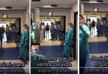Nos corredores do hospital, médicos espanhóis cantam ‘Resistiré’, ‘hino’ do combate ao coronavírus