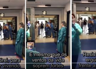 Nos corredores do hospital, médicos espanhóis cantam ‘Resistiré’, ‘hino’ do combate ao coronavírus