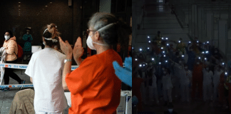 Hospital de Campanha na Espanha fecha e vídeo mostra despedida dos funcionários. Emocionante!