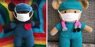 Saiba como fazer ursinhos de crochê para valorizar nossos heróis profissionais da saúde