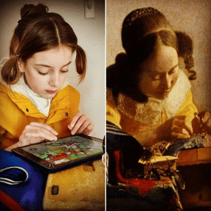 contioutra.com - Pessoas est&atilde;o recriando em casa obras de arte e o resultado &eacute; lindo!