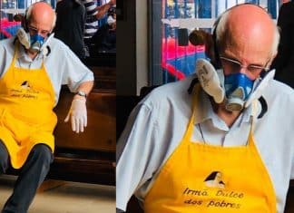 Padre Júlio Lancellotti é fotografado enquanto recuperava suas forças antes de retomar o trabalho de toda uma vida.