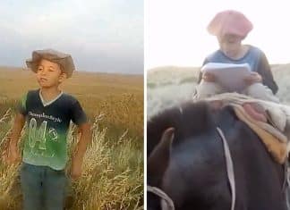 Garotinho viaja 30 quilômetros a cavalo para ter suas aulas on-line