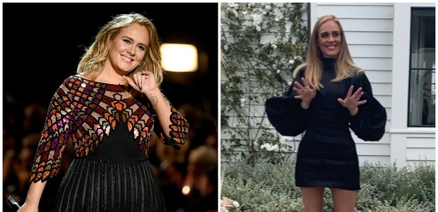 contioutra.com - Em seu aniversário de 32 anos, Adele chama atenção ao surgir 45 quilos mais magra