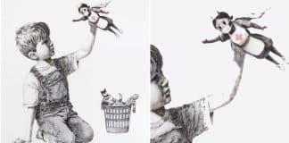 Nova obra de Banksy aparece em hospital no Reino Unido e homenageia ‘heróis de branco’