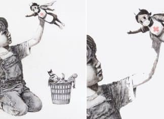 Nova obra de Banksy aparece em hospital no Reino Unido e homenageia ‘heróis de branco’
