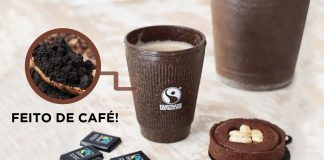Copos e xícaras feitos de borra de café são o novo sucesso no mundo sustentável